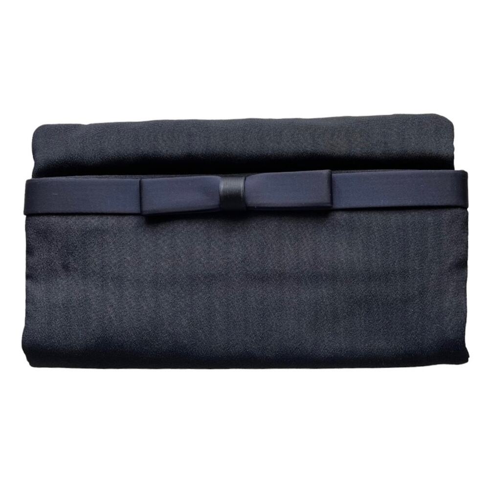 Vintage Black Bow After 5 Clutch Bag
